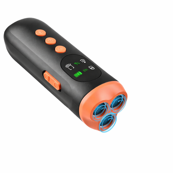 Portable Ultrasonic Dog Repeller and Bark Stopper with LED Display