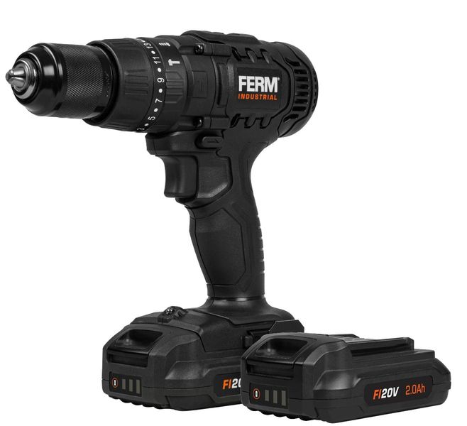 Cordless Impact Drill 20V - 2.0Ah - Incl. 2 Batteries