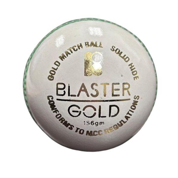 Blaster Gold Cricket Ball - White
