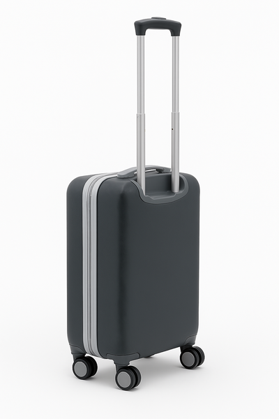 Premium Black Hard Shell Travel Suitcase with Laptop Compartment