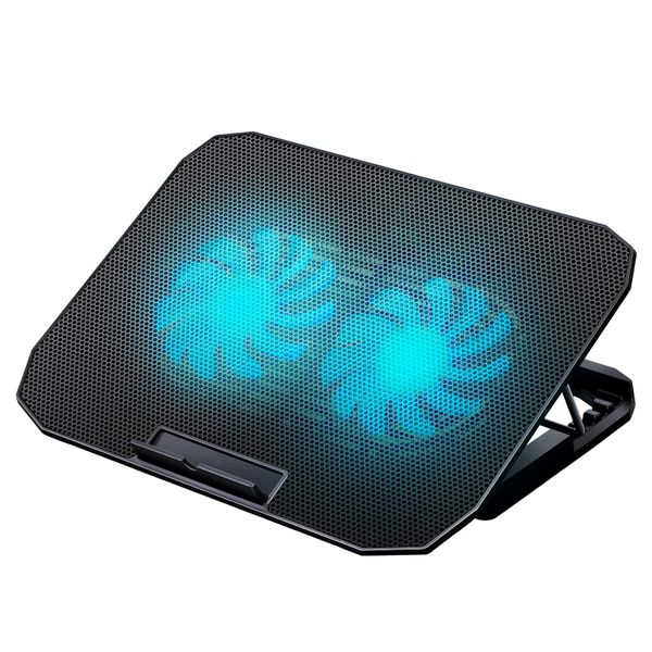 Desktop Laptop Notebook Dual Fan Mute Gaming Cooling Pad N12
