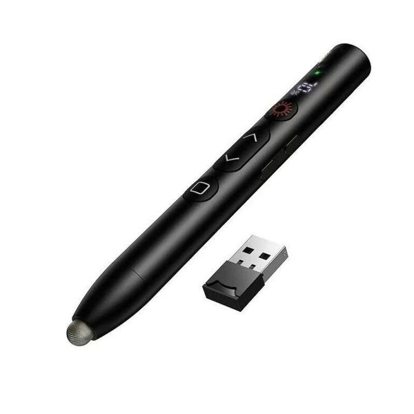 2-In1 Presentation Remote Stylus Pen Digital Display Wireless Slide Control