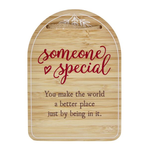 Plaque - Someone Special. You make the world a better place ...