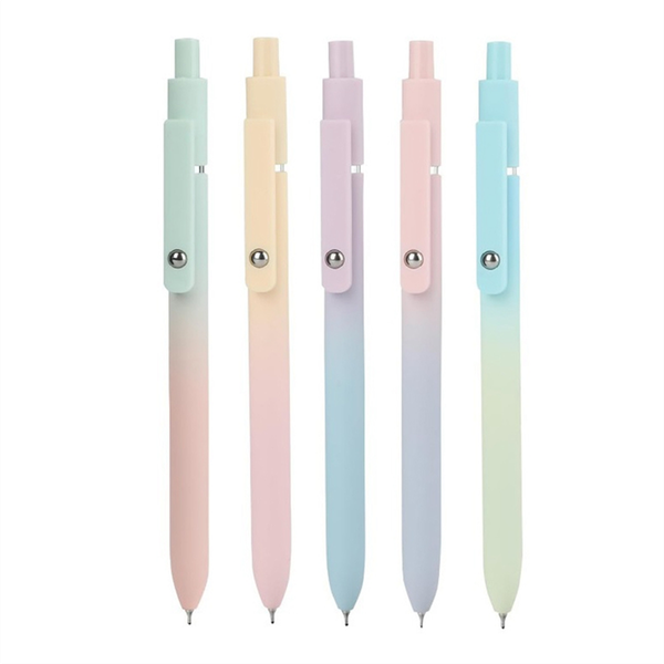 5 Pcs Gel Pens Medium Point 0.7Mm Pen Black Ink Pens