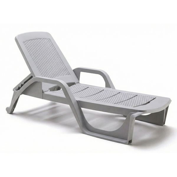 Econofurn Bica Nilo Sun/Pool Lounger - Rattan Look