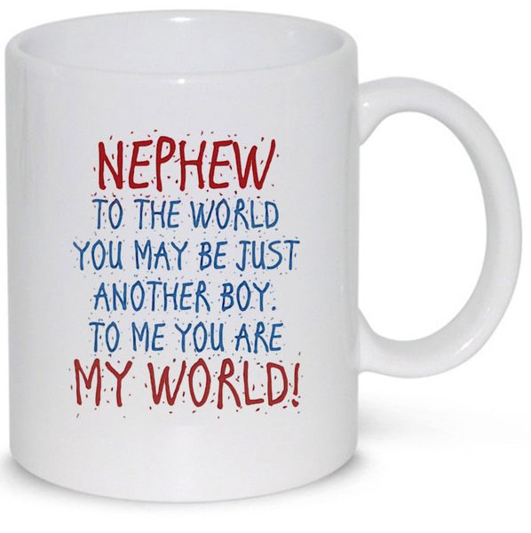 Nephew You Are The World Birthday Christmas Gift 11Oz Premium Coffee Mug