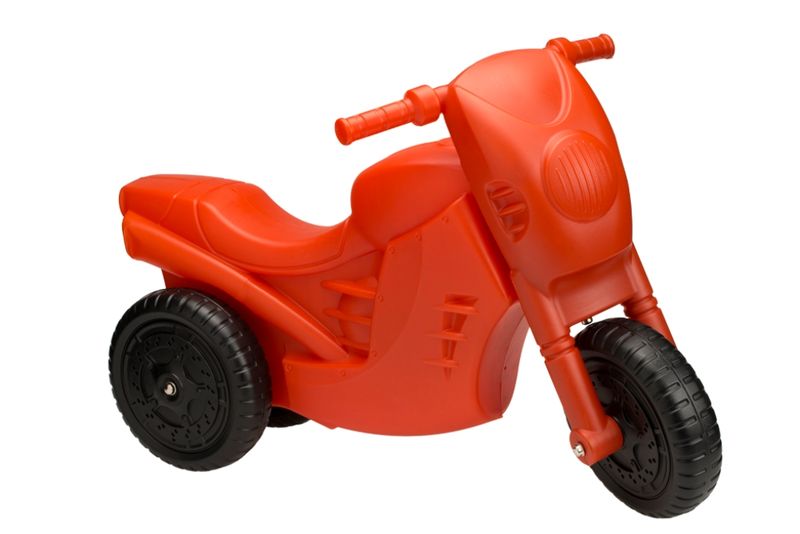 Kids Red Ride-On Plastic Push-Bike
