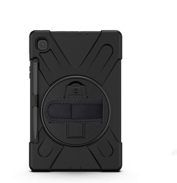 TUFF-LUV Rugged Armour Jack Case / Stand / Pen slot for Samsung Tab S6 Lite 2022 10.4" (P613/P619) - Black