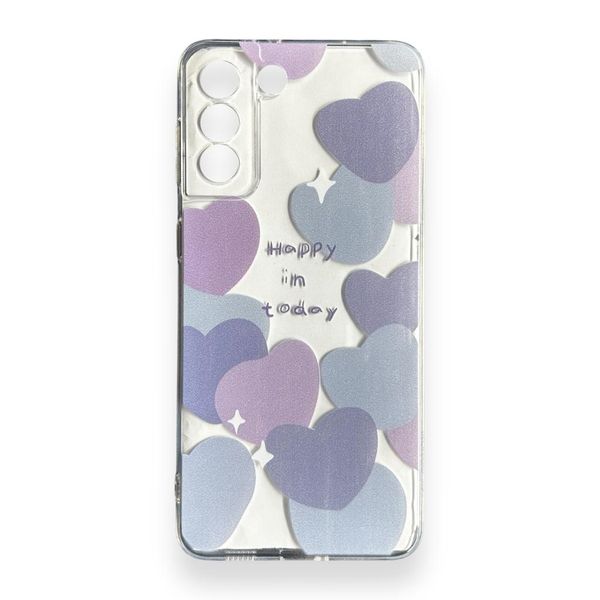 AMA Happy In Today Clear Silicone Protective Case For Samsung S21 Ultra