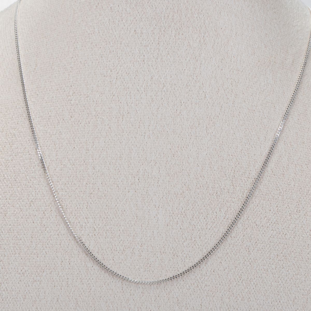 925 Sterling Silver Curb Link Chain With Cross | Shop Today. Get