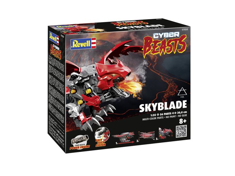 Revell Easy Click 1/35 CyberBeasts SkyBlade Plastic Model Kit