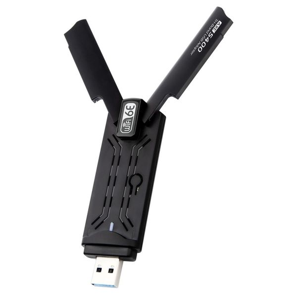 AXE5400 USB 3.0 WiFi 6E USB Network Adapter Wireless Gigabit with Tri-Band
