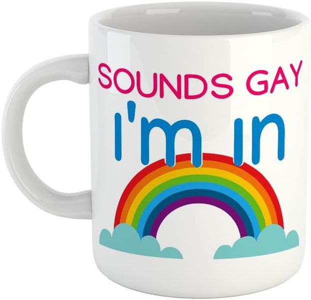 Sounds gay-Valentines-Mpther's day-Father's day-LGBTQ Christmas Mug