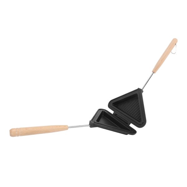 Sandwich Maker Aluminium Alloy Nonstick Double-Sided Frying Pan With Handle