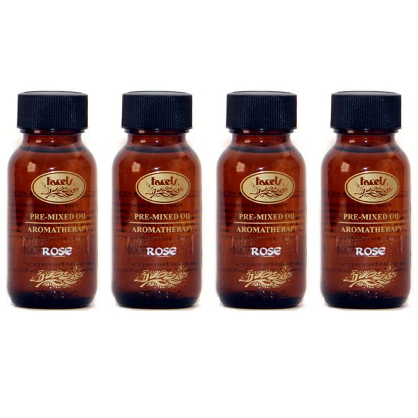 Facets Aromatherapy Pre-Mixed Essential Oil - Rose Oil - 4 x 50ml