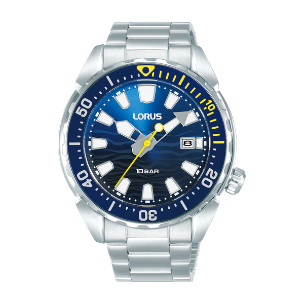 Lorus Silver - Blue Metal Sport RH947RX9
