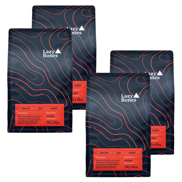 Terbodore Lazy Bones Coffee Beans Bundle - 4 x 250g