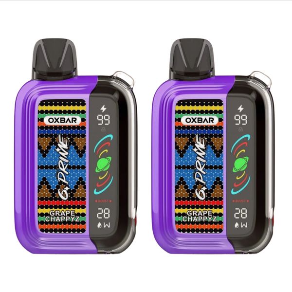 Oxbar G-Prime 25000 Puff Disposable Vape - Grape Chappyz (Pack of 2)