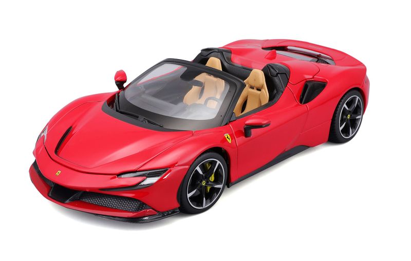 Bburago 1/18 Ferrari SF90 Spider - Red - 26cm Long