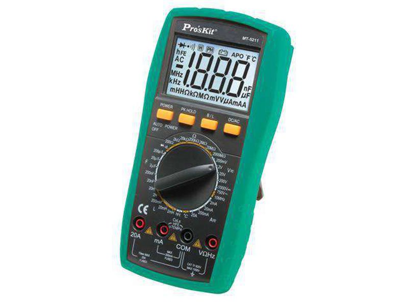 PRK MT-5211 | 3 1/2 Digital LCR Multimeter | CAT IV 600V Safety Rated