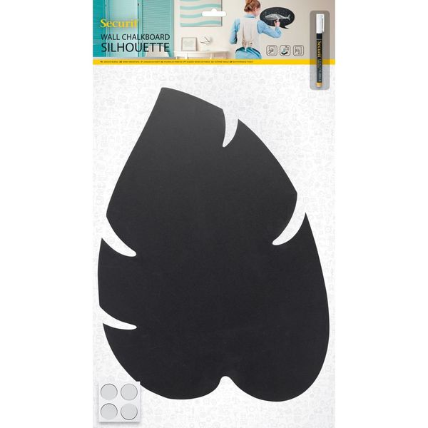 Securit Leaf Wall Chalkboard &amp; Chalkmarker