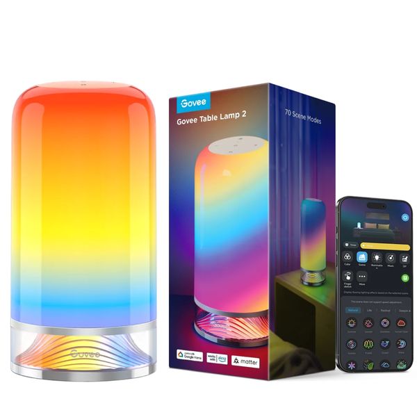 Govee RGBICWW Smart Table Lamp - Ambient Light With Voice Control