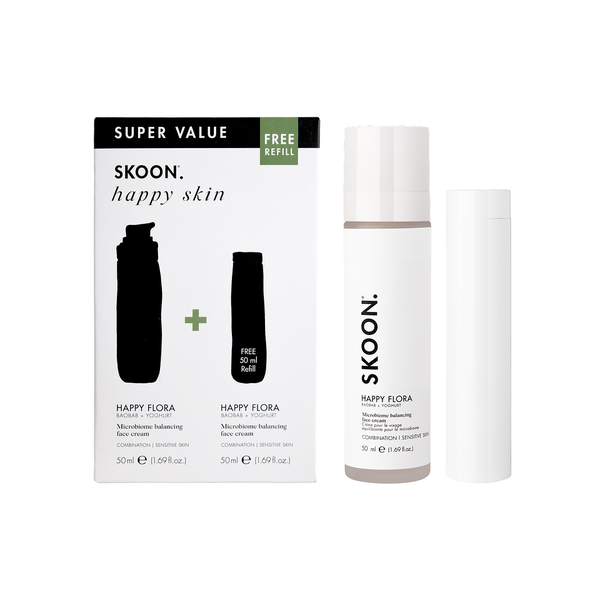 SKOON Happy Flora Face Cream + Refill