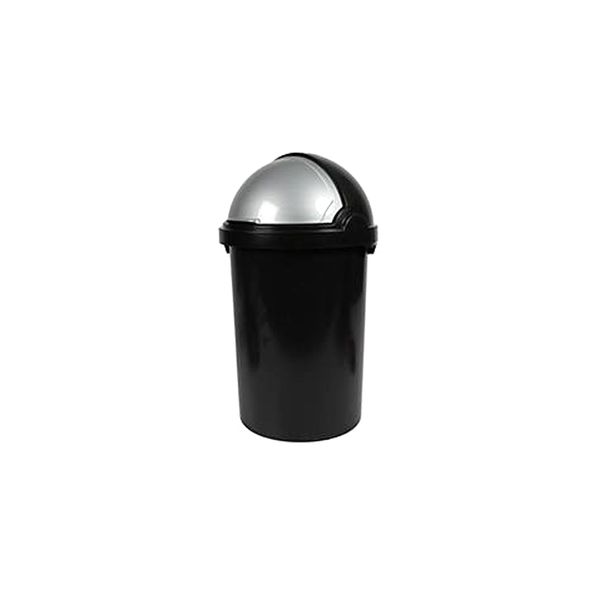 DH - Flip Top Dustbin - 12Ltr -Black