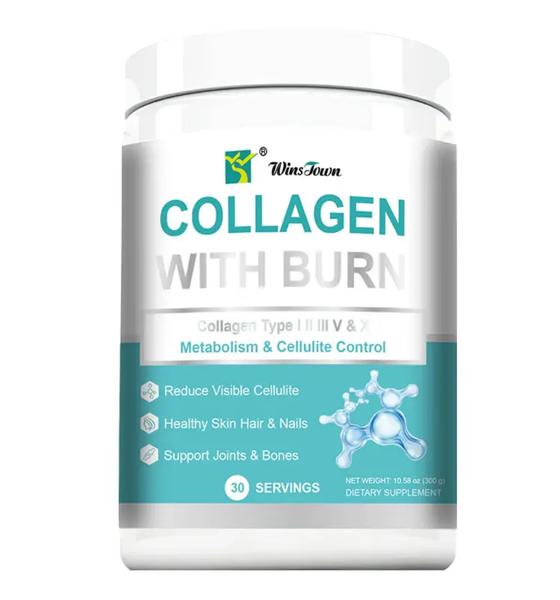 WinsTown Multi Collagen I, II, III, V, X with Burn Metabolism &amp; Cellulite