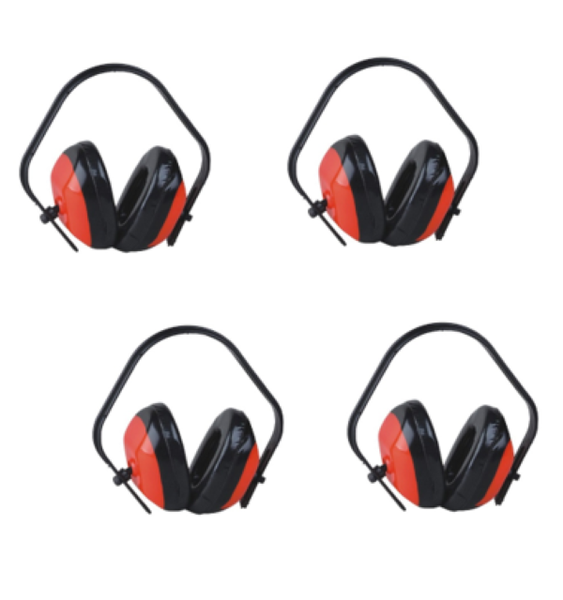 4x Adjustable Noise Reduction Ear Muffs