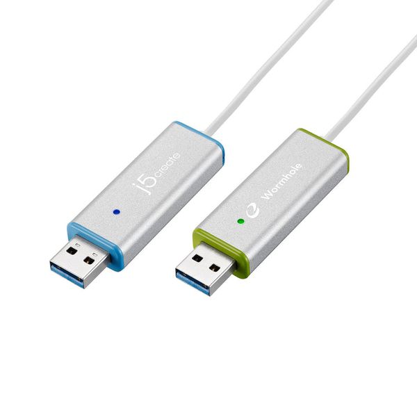 J5create JUC700 USB 3.0 Wormhole Switch DSS - KVM Swap &amp; File Transfer