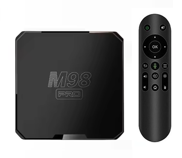 M98 Pro Smart Android Tv Box. AI Voice Control. 2GB Ram, 16GB Storage