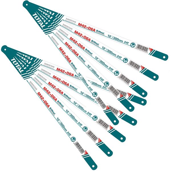 Total Tools 12" Hacksaw Blade 5Pcs (2 Sets)