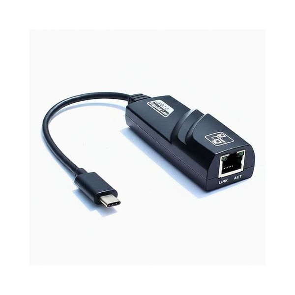 Type-C 3.0 to RJ45 Ethernet Adapter Fast Speed 1000Mbps Network Converter