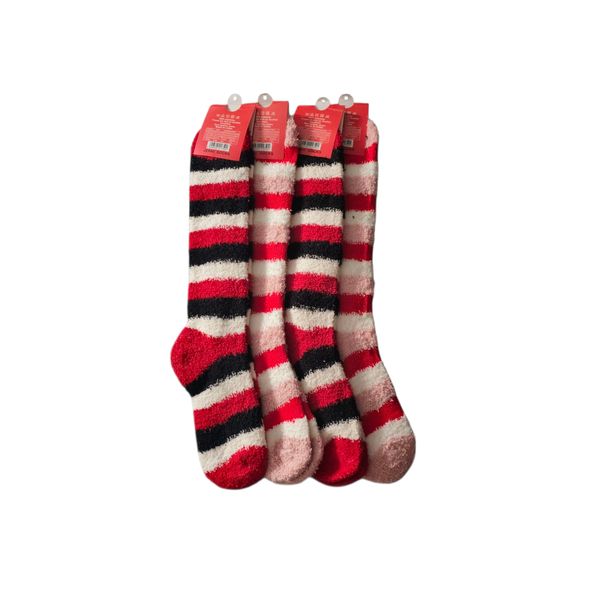 12-Pairs of Long Winter Socks - Soft Microfiber Warm Fluffy Socks