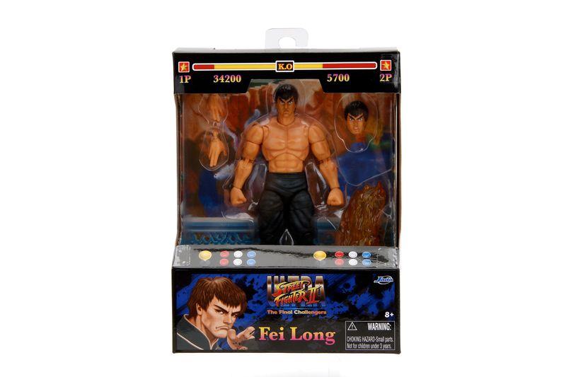 Jada Streetfighter II Fei-Long 15cm Figure