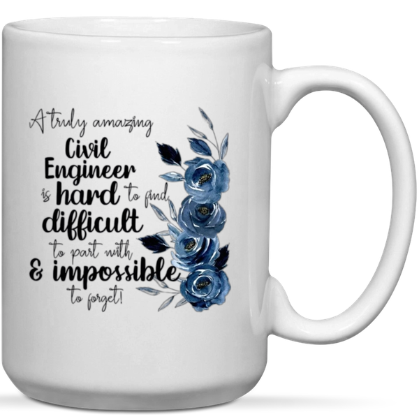 A Truly Amazing Civil Engineer Gift Mug