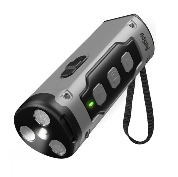 Harmless Ultra Sonic Dog Trainer,Dog Barking Control Device (Grey)