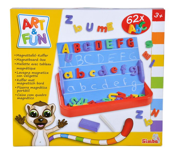 Art &amp; Fun ABC Magnetic Board in Case