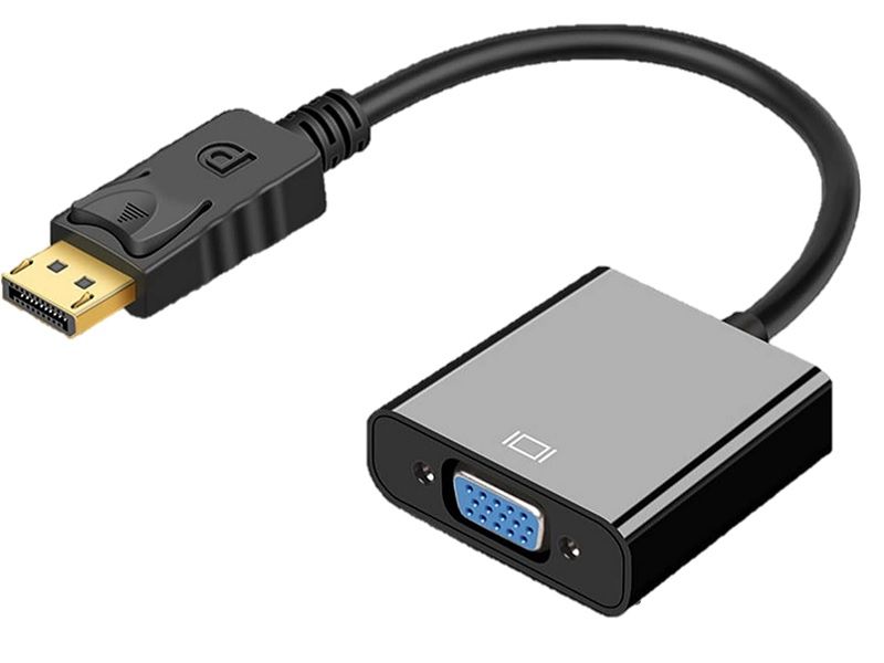 DisplayPort to VGA Adapter - Converter Male to Female 1080P | Shop ...