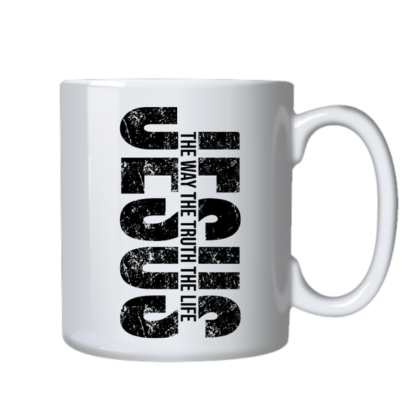 Jesus The Way The Truth The Life Christian Mug Gift Birthday Christmas 402
