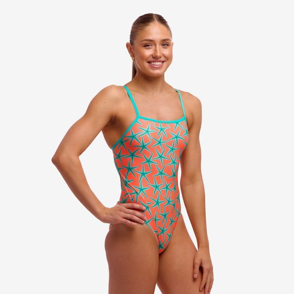 Funkita Ladies Single Strap One Piece Swimming Costume - Stars Below