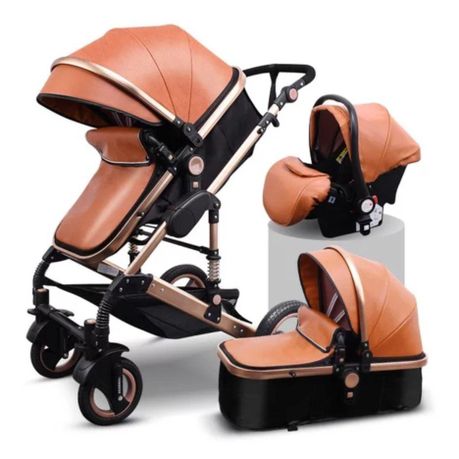 Belecoo Luxury Travel System PU Brown