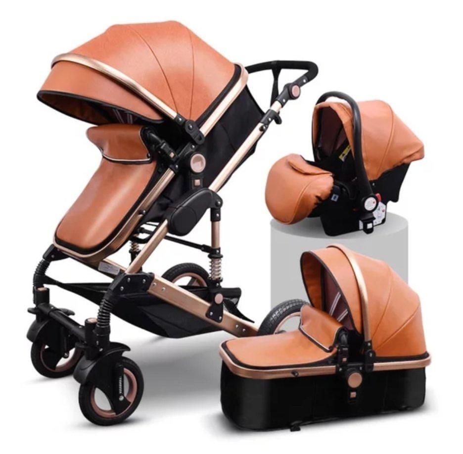 Belecoo Luxury Travel System - PU Brown
