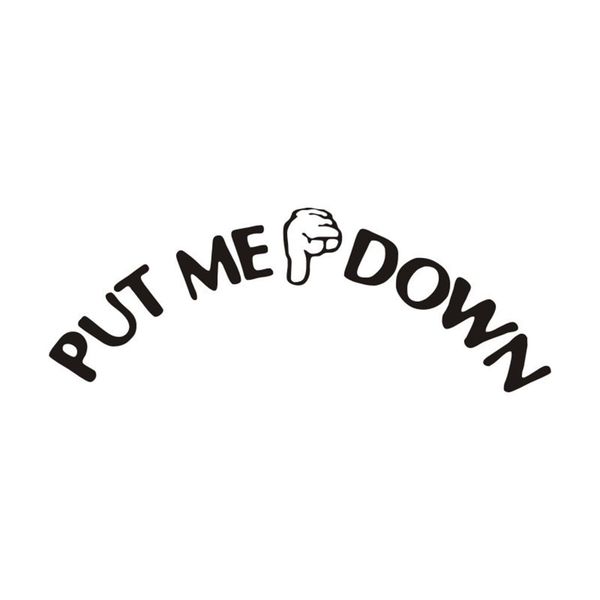 Cabs - Put Me Down Toilet Sticker Decal