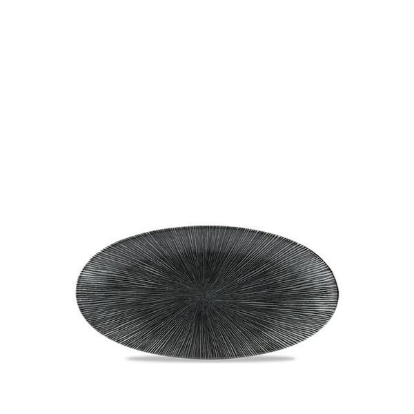 STUDIO PRINTS AGANO BLUE OVAL PLATE 29.9x15CM