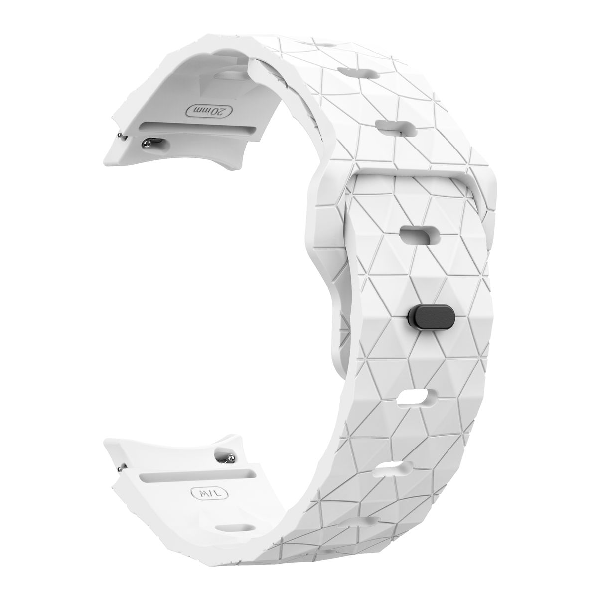 Strap For Samsung Galaxy Watch 456 Diamond Pattern White Shop Today Get It Tomorrow