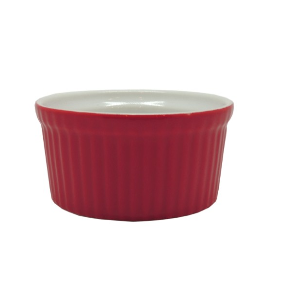 Red Nova Style Ramekin 9cm - Set of 6