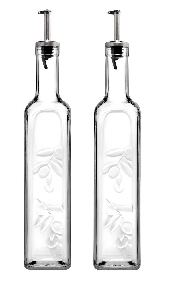 Oil And Vinegar Set 500cc With Metal Stopper Table Essentials Shop