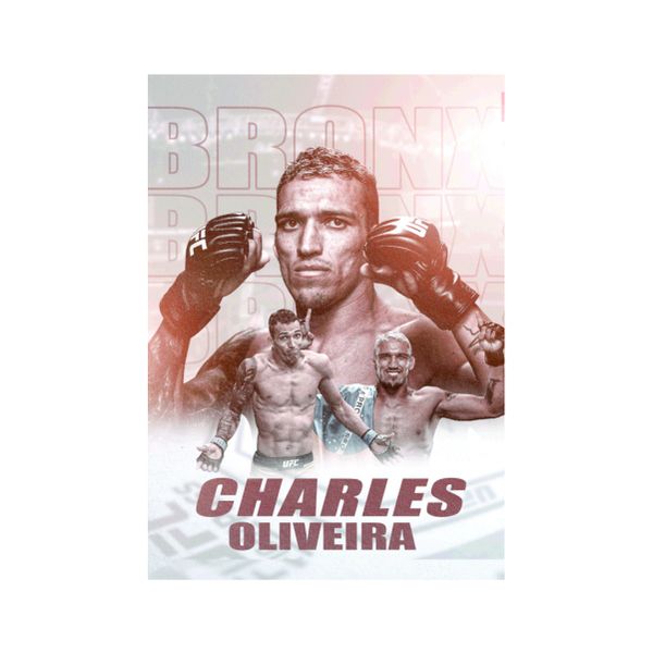 Charles Oliveira Fighting Stand - A1 Poster